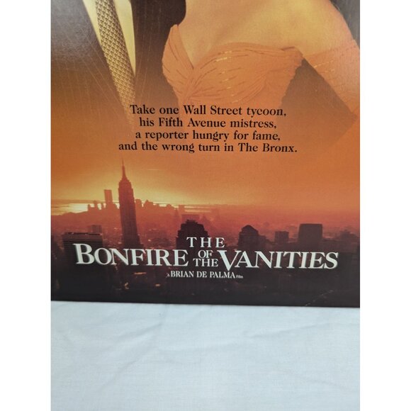 The Bonfire Of The Vanities Laser Discs Warner Home Video 1991 - Picture 2 of 10